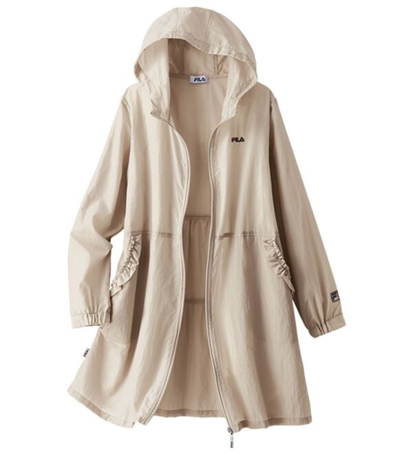 BELLUNA（ベルーナ）の「＜ＦＩＬＡ＞バックティアードはっ水軽量ロング丈ブルゾン（ブルゾン）」｜詳細画像