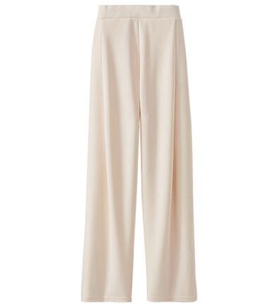 BELLUNA（ベルーナ）の「ワイドテーパード美脚パンツ（フルレングスパンツ）」