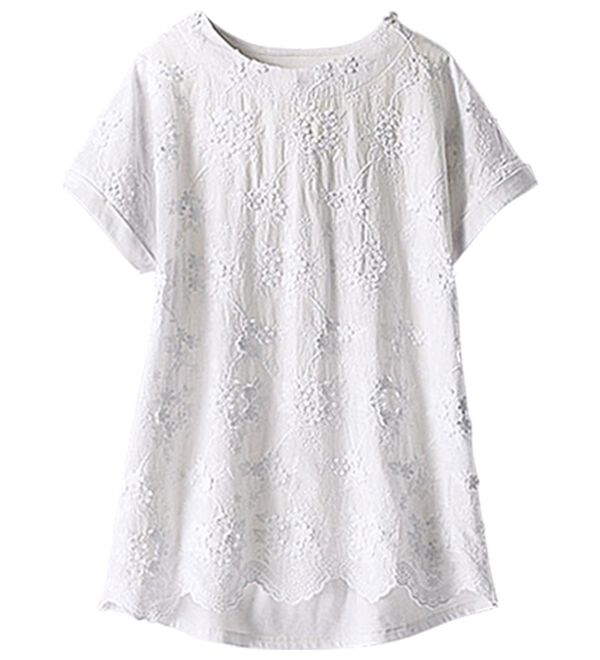 BELLUNA（ベルーナ）の「モチーフレース使いデザインプルオーバー（カットソー）」｜詳細画像