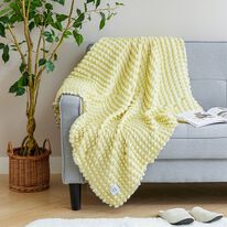 iellio（イエリオ）の「ポップコーンマルチカバー＜ソファーカバー・ブランケット＞（毛布・ブランケット）」