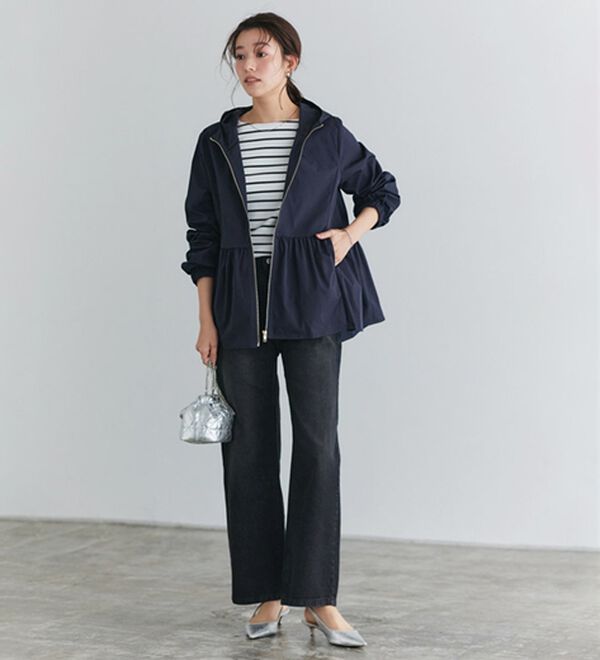 Pierrot（ピエロ）の「【ネックが選べる】テレコリブカットソー（カットソー）」｜詳細画像