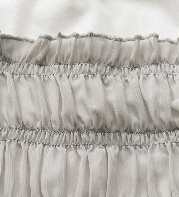 GeeRA（ジーラ）の「シアービスチェドッキングＴシャツ（カットソー）」｜詳細画像