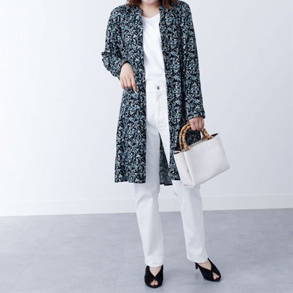 BELLUNA（ベルーナ）の「花柄プリントデザインワンピース（プリントワンピース）」｜詳細画像