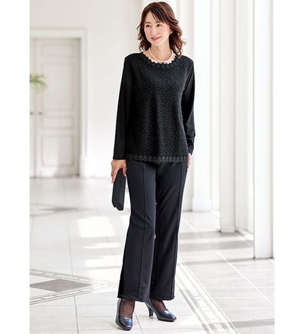 BELLUNA（ベルーナ）の「【２枚組】フォーマル対応デザインブラウス（ブラウス）」｜詳細画像