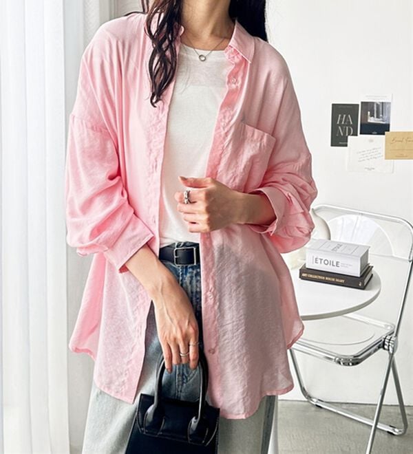 GeeRA（ジーラ）の「アソート柄オーバーサイズシャツ（シャツ）」｜詳細画像