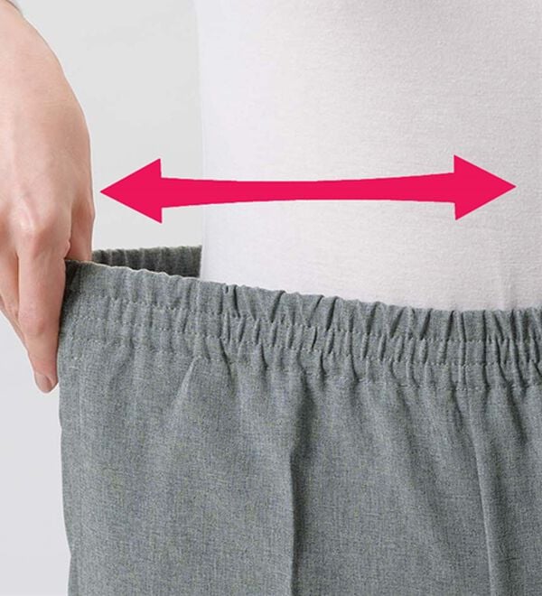 ルフラン（ルフラン）の「【３本組】日本製　お手入れラクラク上品パンツ（フルレングスパンツ）」｜詳細画像