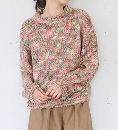 RANAN（ラナン）の「ミックスカラーシャギーニット（ニット・セーター）」