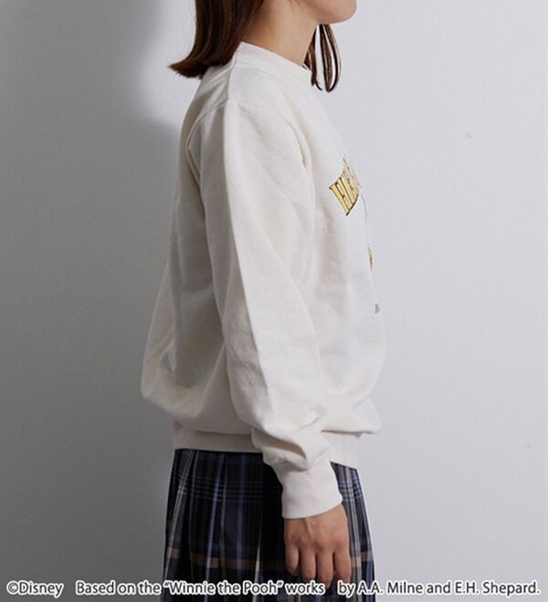 BELLUNA（ベルーナ）の「＜Ｄｉｓｎｅｙ＞【プー】プリント裏起毛トレーナー（トレーナー・スウェット）」｜詳細画像