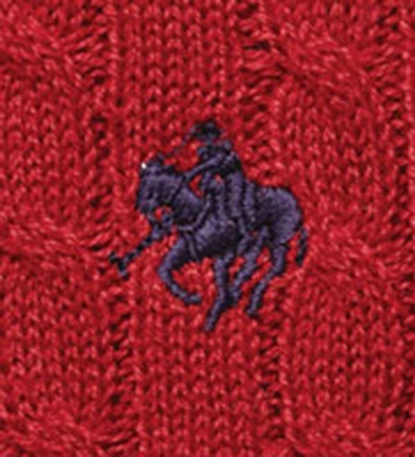 BELLUNA（ベルーナ）の「【ＰＯＬＯ　ＢＣＳ】ケーブル５分袖セーター（ニット・セーター）」｜詳細画像