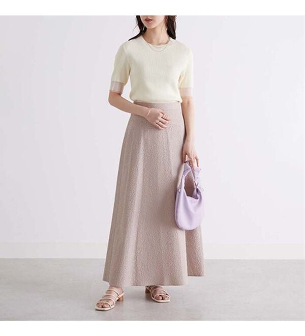 GeeRA（ジーラ）の「『ドラマ着用商品』 袖口シアーリブニット（ニット・セーター）」｜詳細画像