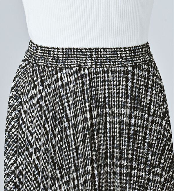 alotta（アロッタ）の「大人可愛いプリントプリーツスカート（ロングスカート）」｜詳細画像