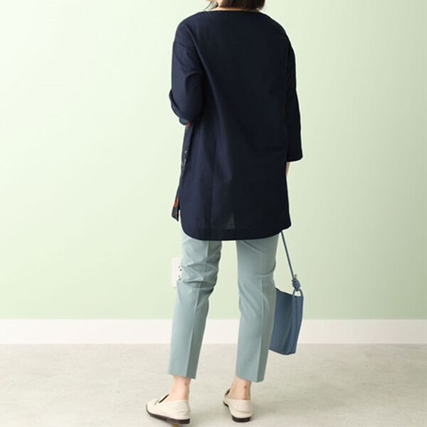 BELLUNA（ベルーナ）の「刺しゅうデザインチュニック（チュニック）」｜詳細画像