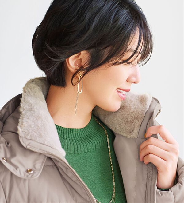 BELLUNA（ベルーナ）の「細見え！フレンチダウン使いロング丈コート（ロングコート）」｜詳細画像