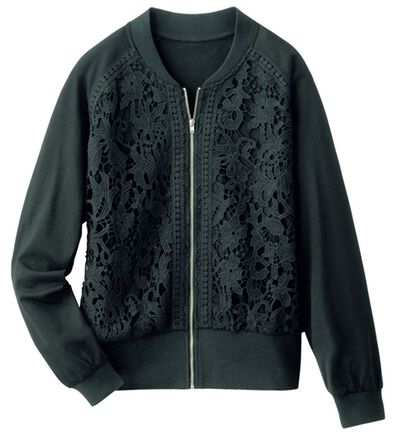 ルフラン（ルフラン）の「華やかレースブルゾン（ブルゾン）」