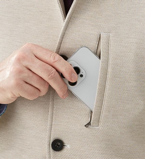 「＜ゴールデンベア＞上品仕上げのストレッチジャケット（メンズジャケット）」｜詳細画像