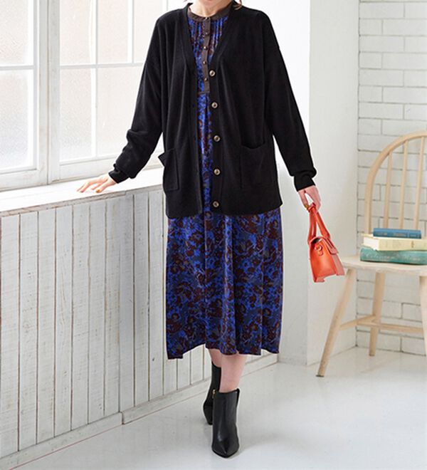 BELLUNA（ベルーナ）の「もちもちカシミヤタッチニットカーディガン（ニットカーディガン）」｜詳細画像