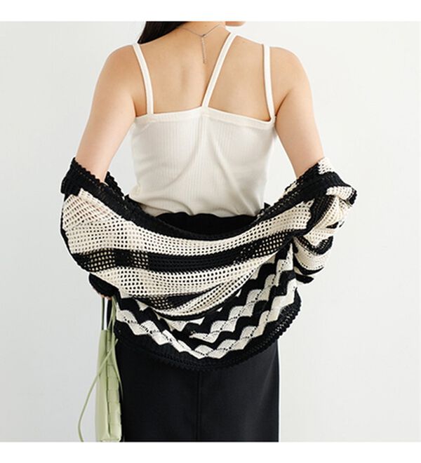 GeeRA（ジーラ）の「３ストラップランダムリブキャミソール（タンクトップ・キャミソール）」｜詳細画像