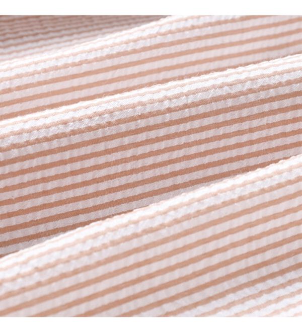 GeeRA（ジーラ）の「クレリック配色ウエストギャザーシャツワンピ―ス（シャツワンピース）」｜詳細画像