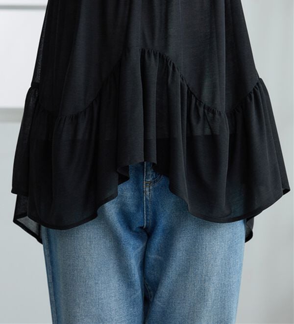 BELLUNA（ベルーナ）の「【2点セット】変形ギャザーデザインキャミアンサンブル（アンサンブル）」｜詳細画像