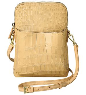 ルフラン（ルフラン）の「クロコダイルショルダー（ショルダーバッグ）」｜ベージュ