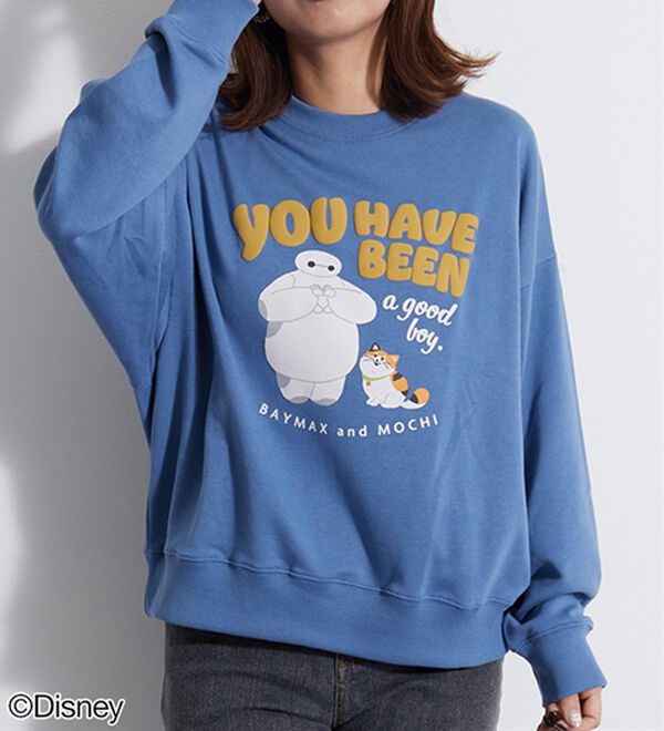 BELLUNA（ベルーナ）の「＜Ｄｉｓｎｅｙ＞【ベイマックス】部分発泡プリント裏毛ゆったりトレーナー（トレーナー・スウェット）」｜詳細画像