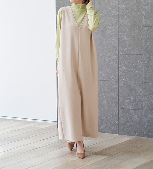 RANAN（ラナン）の「前後２ＷＡＹ！メロウ使いニットソーフリルプルオーバー（カットソー）」｜詳細画像