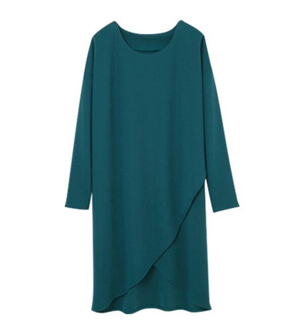 RANAN（ラナン）の「裏起毛！あったかアシメデザインチュニック（チュニック）」｜詳細画像