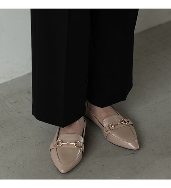 GeeRA（ジーラ）の「選べる！ビットローファー（ポインテットトゥ）（パンプス）」｜詳細画像