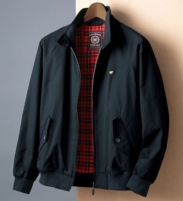 「＜ゴールデンベア＞裏フリース暖かスイングトップ（メンズブルゾン）」｜詳細画像