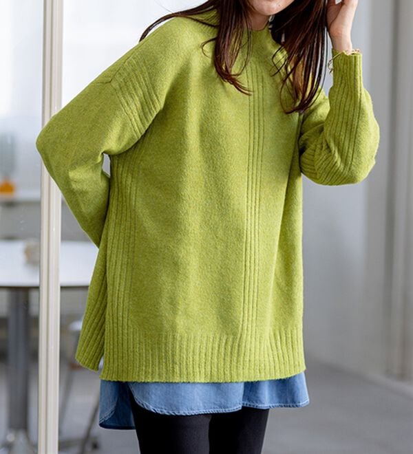 テクテクです 選べる衿】肌に優しい綿100％暖か発熱素材プルオーバー＜ベルホット