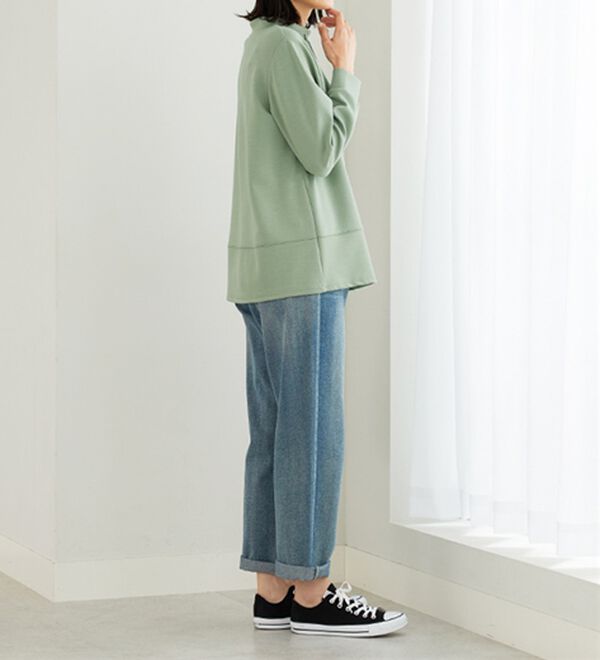 BELLUNA（ベルーナ）の「ワイドネック切替デザインプルオーバー（カットソー）」｜詳細画像