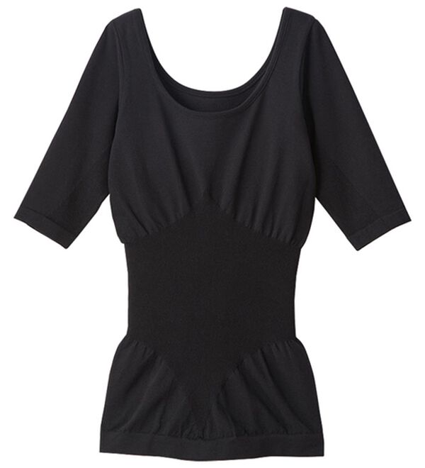 LAVIENNE（ラヴィエンヌ）の「アウター決まるほっそりシェイパー（ボディスーツ・シェイパー）」｜ブラック