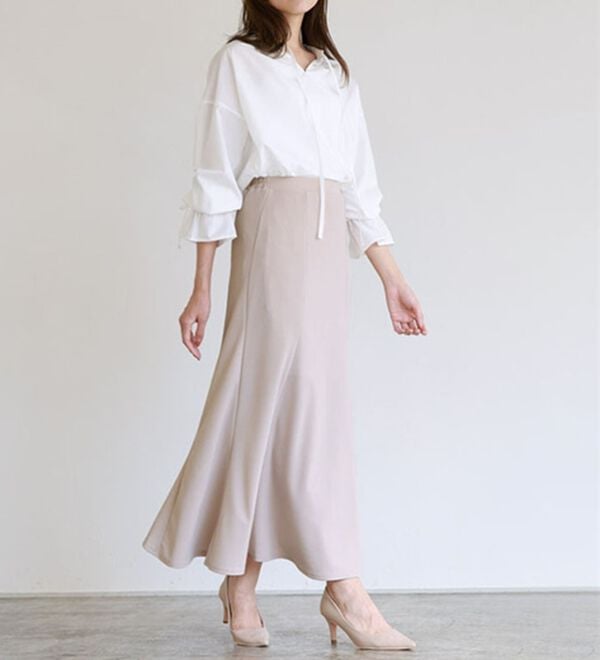 Pierrot（ピエロ）の「ストレッチマーメイドスカート（ロングスカート）」｜詳細画像