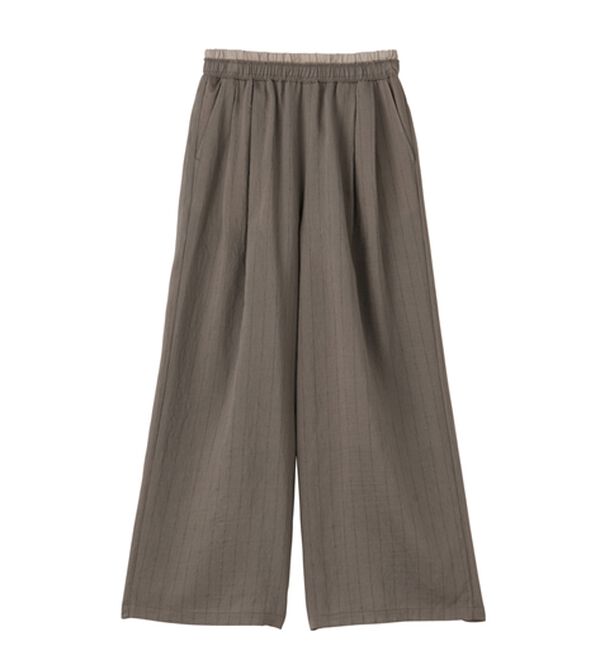 RANAN（ラナン）の「ダブルウエストシアーイージーパンツ（ワイドパンツ・ガウチョ）」｜詳細画像