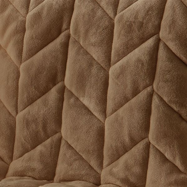 iellio（イエリオ）の「あったかフランネルチェアカバー＜座椅子カバー・こたつ椅子カバー・吸湿発熱・抗菌防臭＞（チェアカバー・チェアパッド）」｜詳細画像