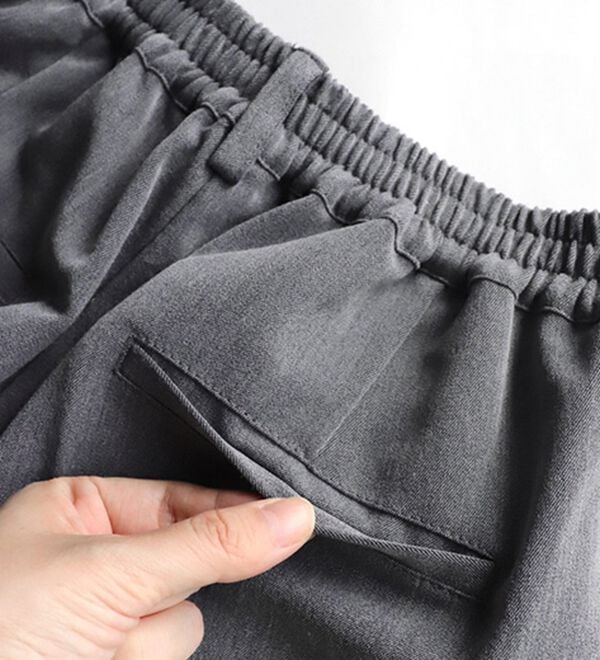 Pierrot（ピエロ）の「【選べる丈】高見えゆるテーパードパンツ（フルレングスパンツ）」｜詳細画像