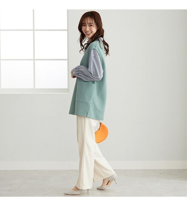 BELLUNA（ベルーナ）の「ポケット付ベストアンサンブル（アンサンブル）」｜詳細画像