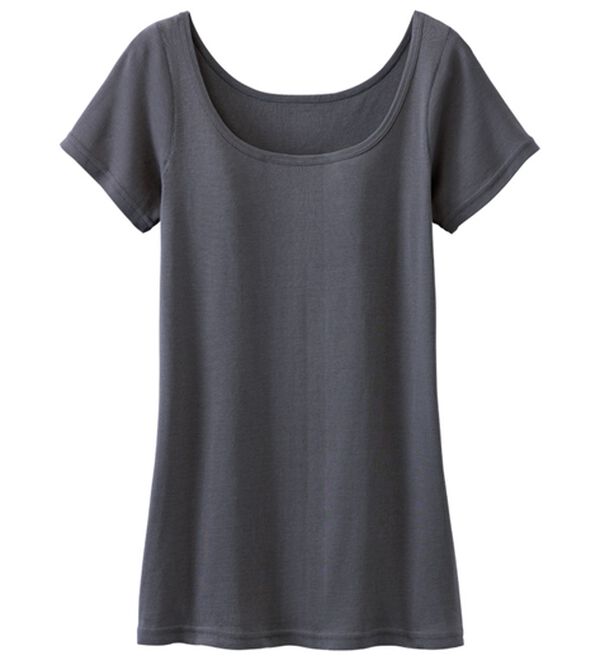 LAVIENNE（ラヴィエンヌ）の「お肌に優しいオーガニックコットンフレンチ（肌着・インナーウェア）」｜チャコールブラウン