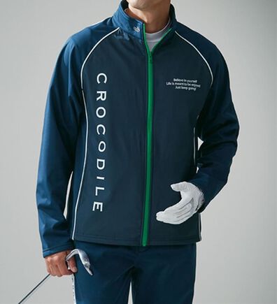 「＜クロコダイル＞防風テック裏フリースジャケット（メンズジャケット）」