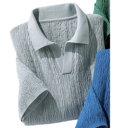 「【おじフェス着用】着映えニットポロ（メンズニット・セーター）」