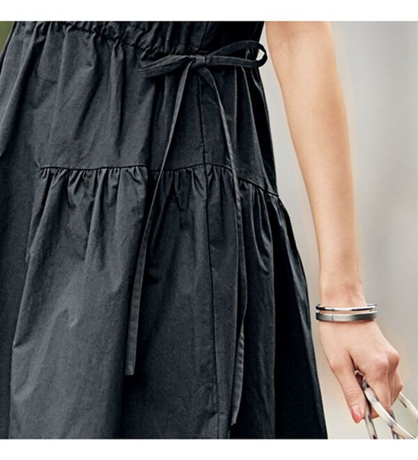 BELLUNA（ベルーナ）の「夏のお出かけに！カットソー切替ワンピース（ドッキングワンピース）」｜詳細画像