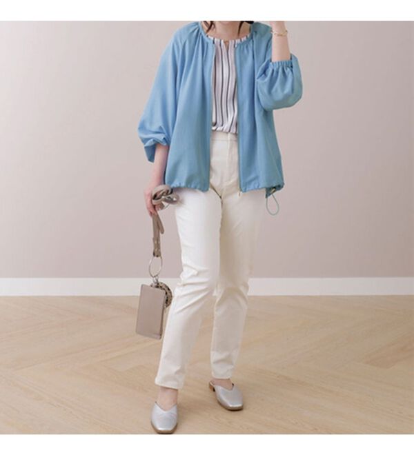 BELLUNA（ベルーナ）の「サテン素材ブルゾン（ブルゾン）」｜詳細画像