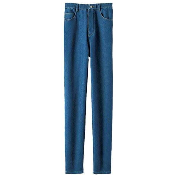 BELLUNA（ベルーナ）の「あったか裏フリースストレッチジーンズ（フルレングスパンツ）」｜詳細画像