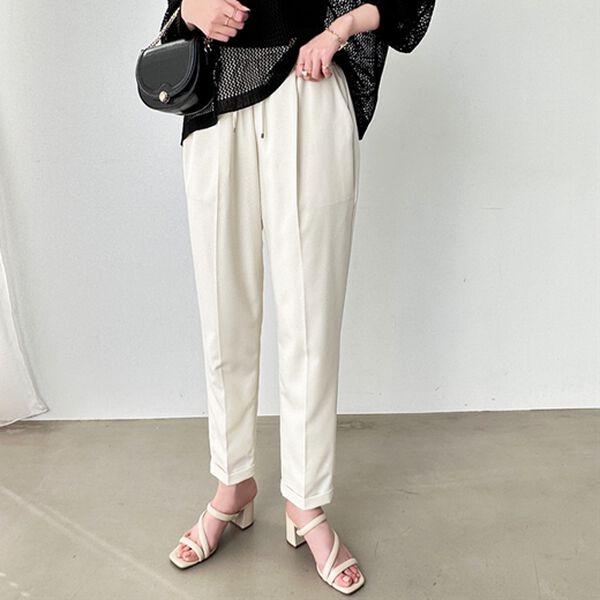 GeeRA（ジーラ）の「美脚とろみタックパンツ（フルレングスパンツ）」｜詳細画像