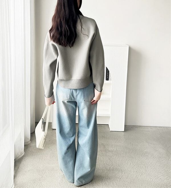 GeeRA（ジーラ）の「配色カラーニットカーディガン（ニットカーディガン）」｜詳細画像