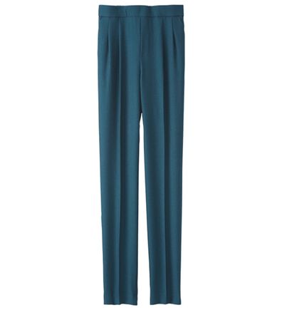 BELLUNA（ベルーナ）の「すっきり見えタックテーパードパンツ（フルレングスパンツ）」