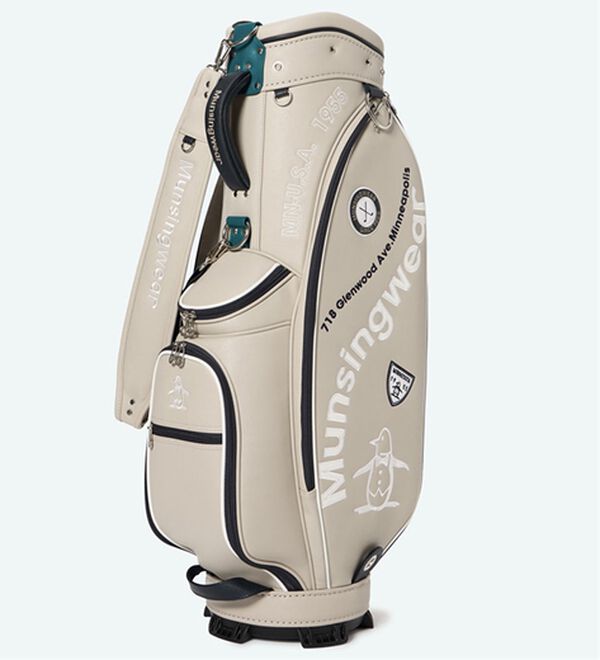 「＜マンシングウェア＞９．０カープロゴキャディバッグ（メンズゴルフグッズ）」｜詳細画像