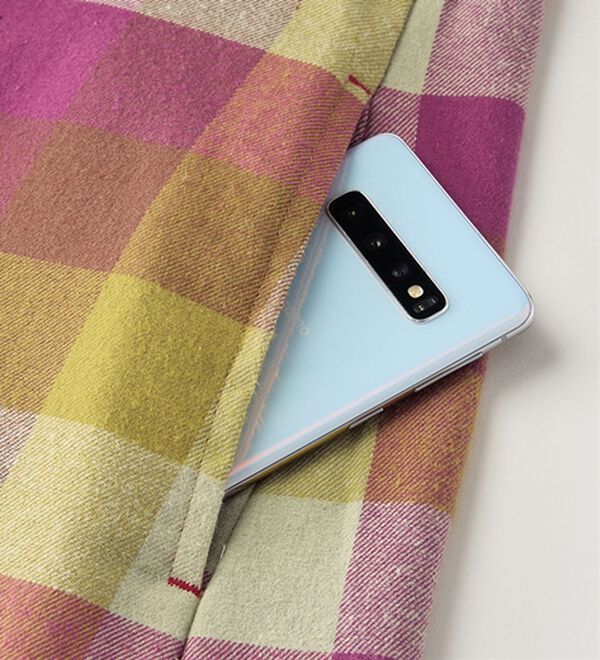 「裏フリースほっこりかっぽうチュニック（チュニック）」｜詳細画像