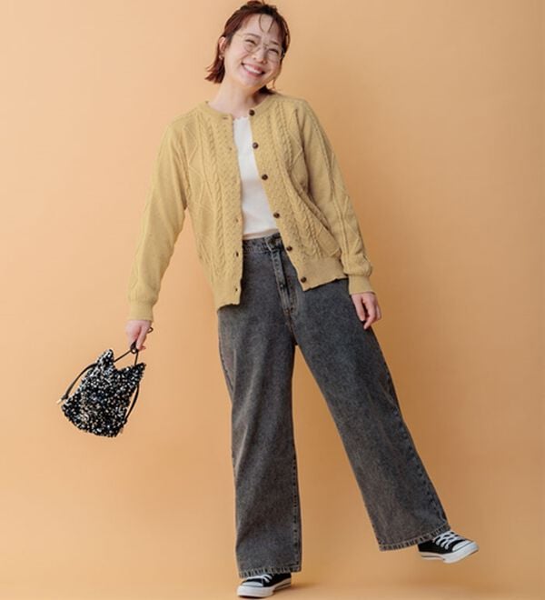 A HAPPY MARILYN（アハッピーマリリン）の「【Ｍ～７Ｌ】美脚＆美尻が叶う！優勝ワイドパンツ（ワイドパンツ・ガウチョ）」｜詳細画像