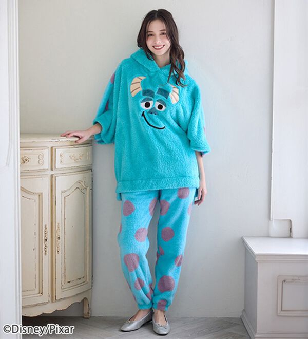 BELLUNA（ベルーナ）の「＜Ｄｉｓｎｅｙ＞【モンスターズ・インク（サリー）】両面ボアパンツ（※ポンチョ別売り）（その他パンツ）」｜詳細画像